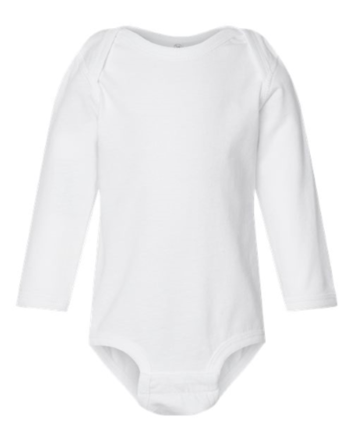 Rabbit Skins Infant Fine Jersey Long Sleeve Bodysuit Alternate View