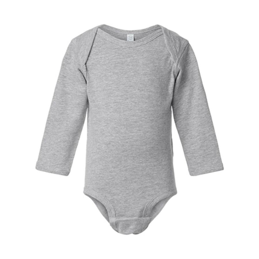 Rabbit Skins Infant Fine Jersey Long Sleeve Bodysuit Feature Close-up