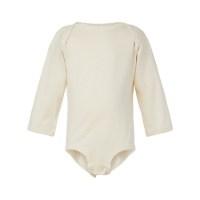 Rabbit Skins Infant Fine Jersey Long Sleeve Bodysuit Close Up Detail
