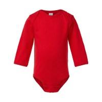 Rabbit Skins Infant Fine Jersey Long Sleeve Bodysuit Alternate View