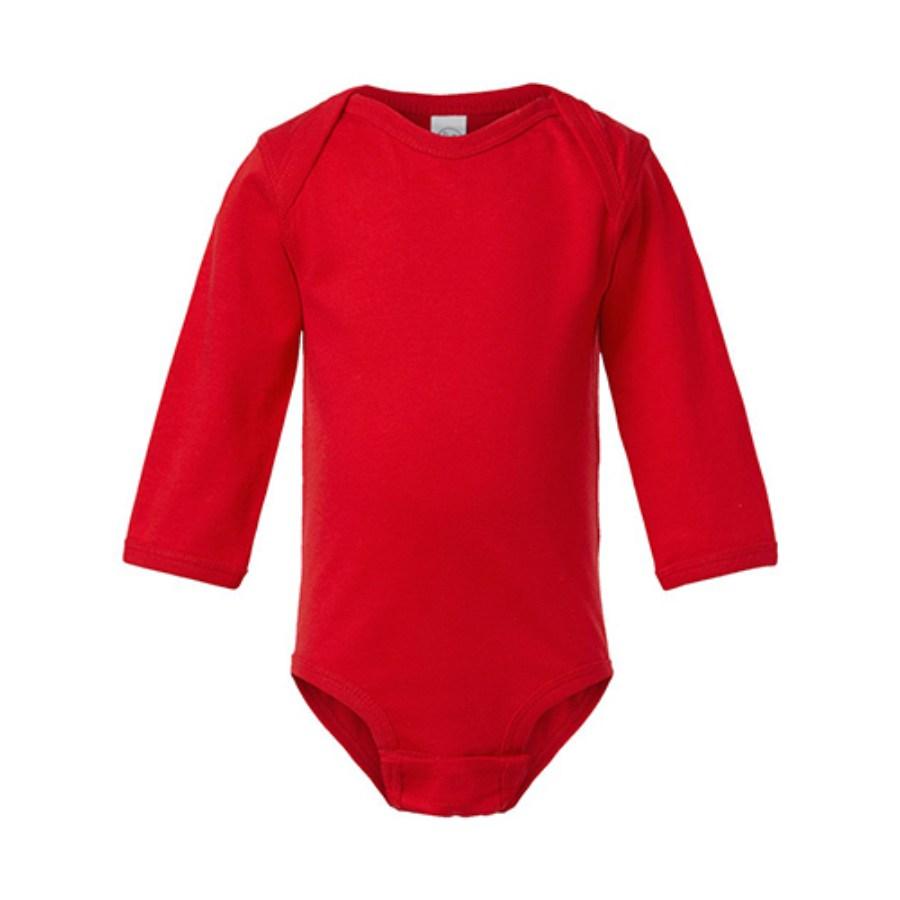 Rabbit Skins Infant Fine Jersey Long Sleeve Bodysuit Alternate View
