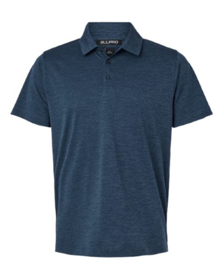 AllPro Men's Pro-Lock Performance Mélange Polo Alternate View