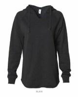 Independent Women's Lightweight California Wave Wash Hooded Sweatshirt