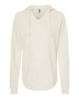 Independent Women's Lightweight California Wave Wash Hooded Sweatshirt Additional Angle