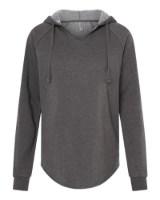 Independent Women's Lightweight California Wave Wash Hooded Sweatshirt Perspective View