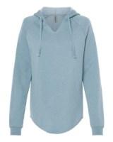 Independent Women's Lightweight California Wave Wash Hooded Sweatshirt Additional view