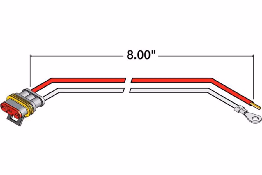Truck-Lite Fit 'N Forget S.S. Stop/Turn Plug Additional Angle