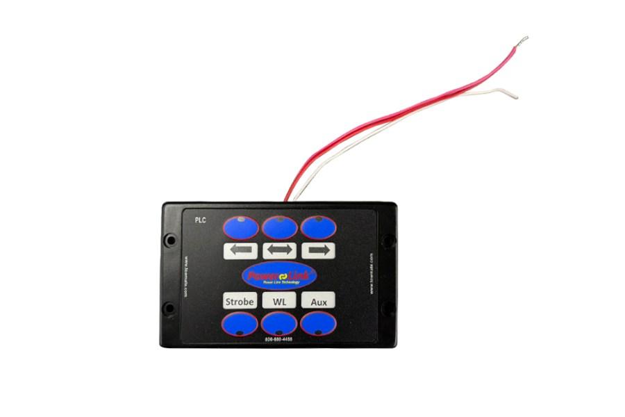 TowMate 59" Red Lightbar w/ 4 Work Lights Alternate View
