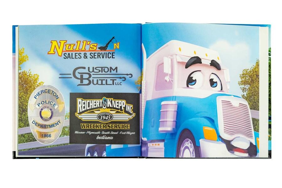 Chuck The Little Tow Truck Childrens Book Additional Angle