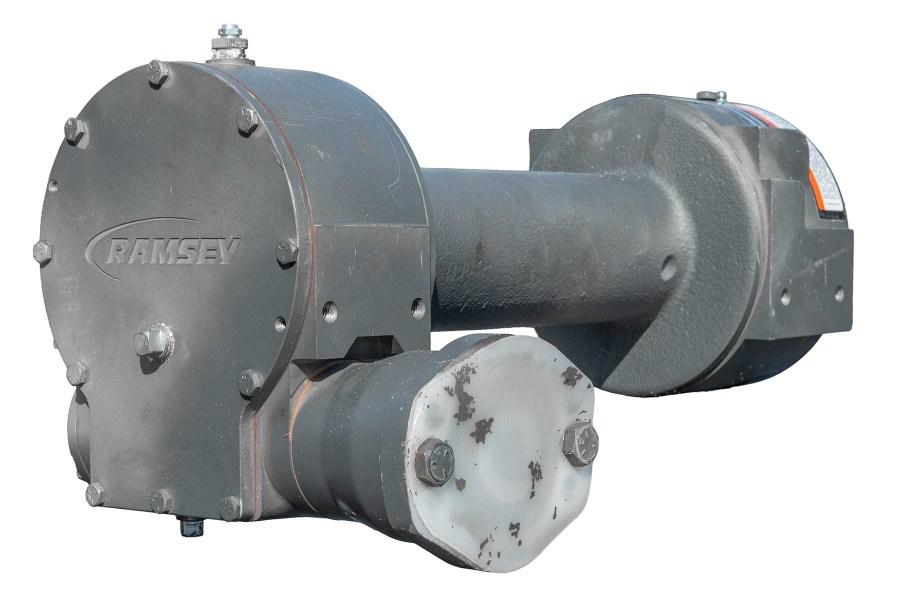 Ramsey HD-234R 8,000 lb. FOLS Hydraulic Worm Winch w/ Ram-Lok Release - WinchOnly Additional Angle
