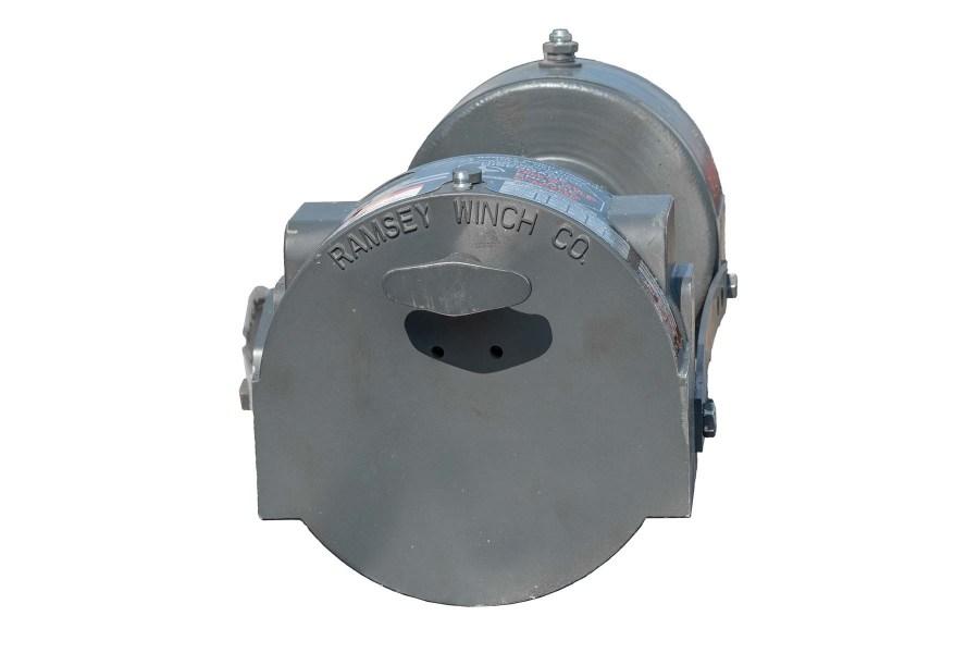Ramsey HD-234R 8,000 lb. FOLS Hydraulic Worm Winch w/ Ram-Lok Release - WinchOnly Perspective View