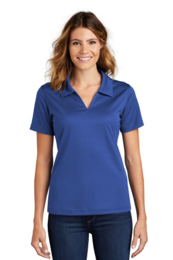 Sport-Tek Women's Dri-Mesh V-Neck Polo Additional view