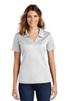 Sport-Tek Women's Dri-Mesh V-Neck Polo Perspective View