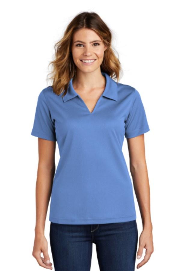 Sport-Tek Women's Dri-Mesh V-Neck Polo Additional view
