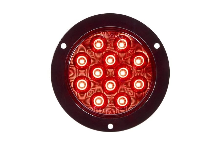 Maxxima Stop/Tail/Turn 4" Red LED w/ Flange Additional view