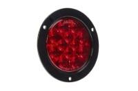 Maxxima Stop/Tail/Turn 4" Red LED w/ Flange Additional Angle