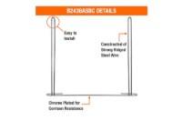 Buyers 24x21in Anti-Sail Mud Flap Bracket Additional view