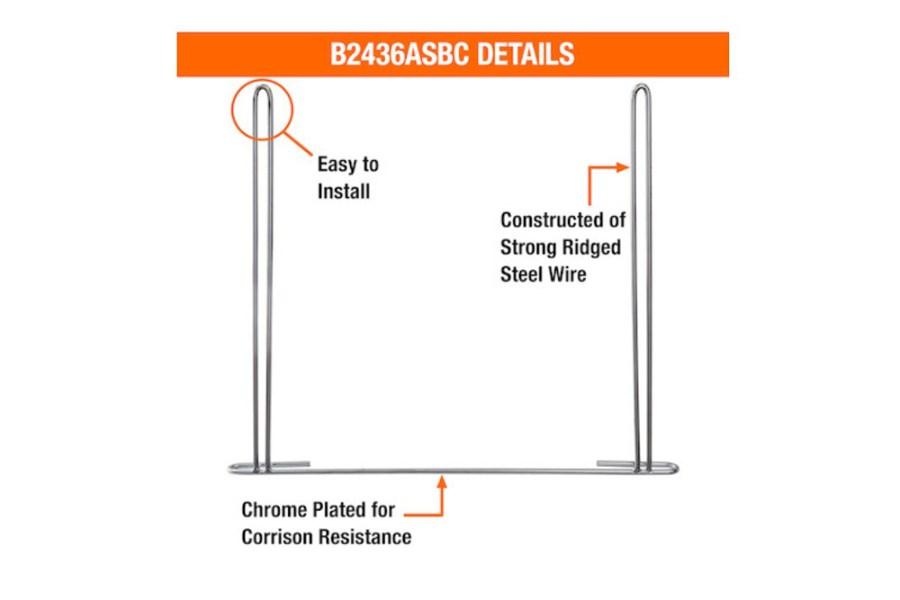 Buyers 24x21in Anti-Sail Mud Flap Bracket Additional view