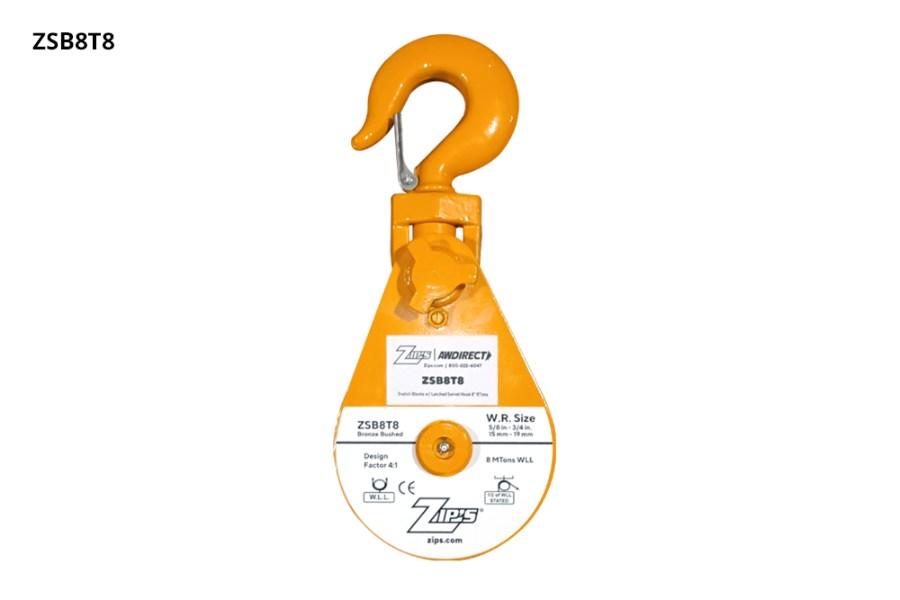 Zip's Snatch Block with Swivel Hook Feature Close-up