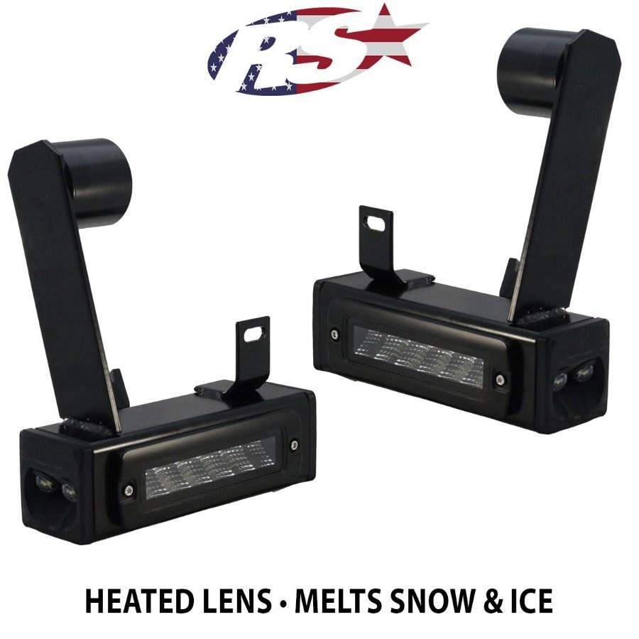 Race Sport Dodge Ram Reverses LED Flood Lights Additional Angle
