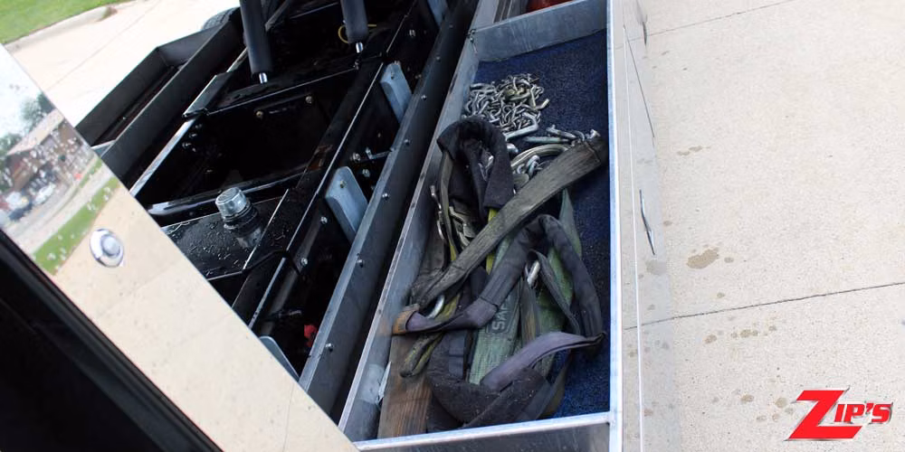 2026 Century 21' 6" Steel 12 Series LCG™ Car Carrier, International MV, 23822 Feature Close-up