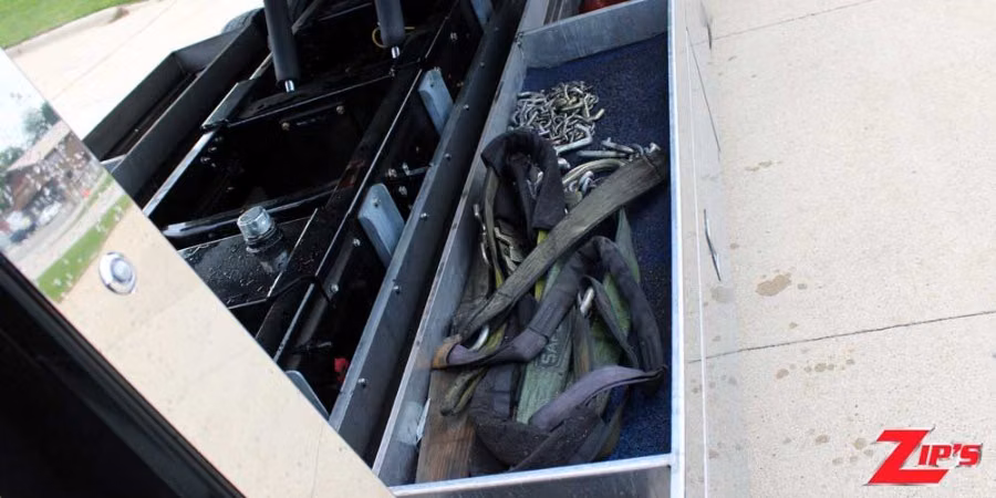 2026 Century 21' 6" Steel 12 Series LCG™ Car Carrier, International MV, 23822 Feature Close-up