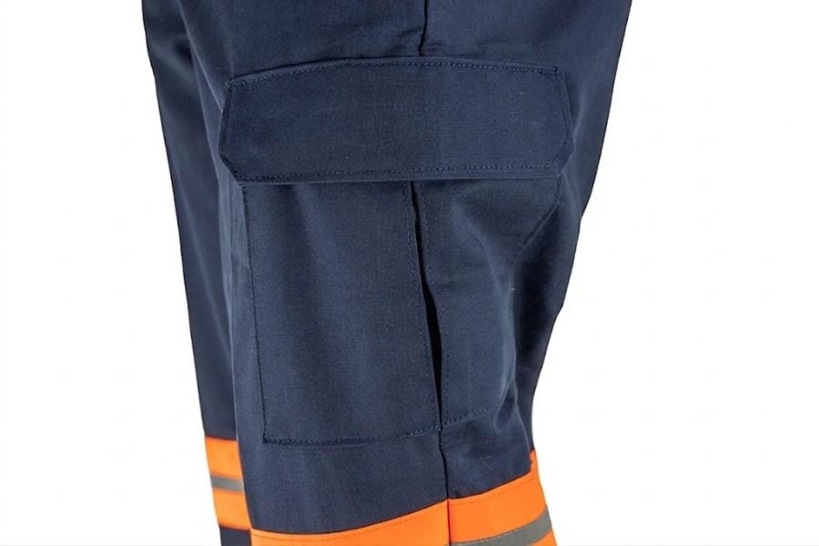 Red Kap Hi-Vis Industrial Cargo Pants Additional Angle
