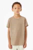 BELLA+CANVAS Youth Jersey Short Sleeve Tee Feature Close-up