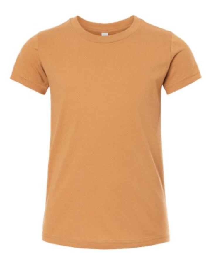 BELLA+CANVAS Youth Jersey Short Sleeve Tee Additional Angle