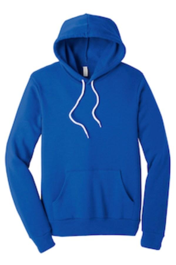 BELLA+CANVAS Unisex Sponge Fleece Pullover Hoodie Feature Close-up