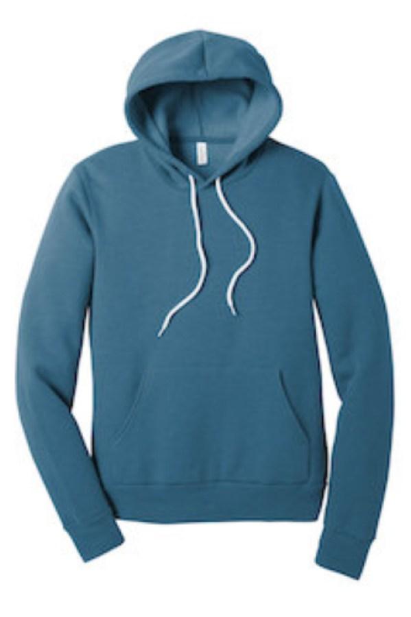 BELLA+CANVAS Unisex Sponge Fleece Pullover Hoodie Feature Close-up