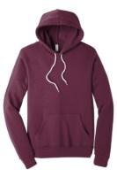 BELLA+CANVAS Unisex Sponge Fleece Pullover Hoodie Close Up Detail