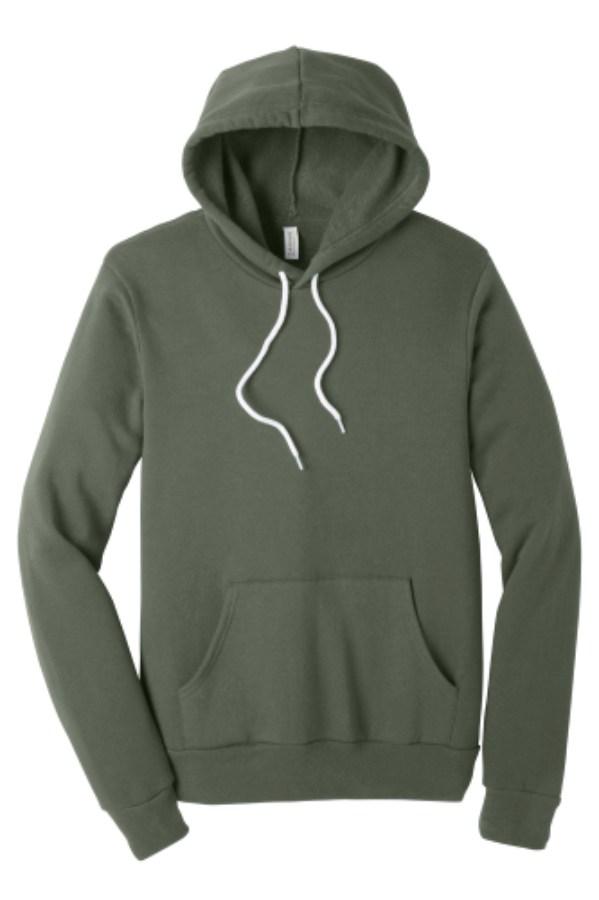 BELLA+CANVAS Unisex Sponge Fleece Pullover Hoodie Additional Angle