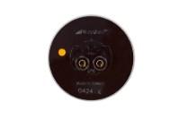 Maxxima 2" Round LED Clearance Light with Clear Lens Perspective View