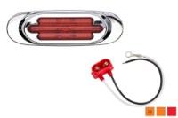 Maxxima Oval LED Clearance Light with Tiered Bezel
