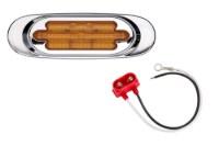 Maxxima Oval LED Clearance Light with Tiered Bezel Alternate View