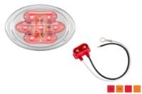 Maxxima Mini Oval LED Clearance Light with Tiered Bezel
