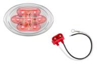 Maxxima Mini Oval LED Clearance Light with Tiered Bezel Additional view