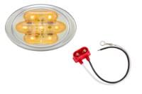 Maxxima Mini Oval LED Clearance Light with Tiered Bezel Additional Angle