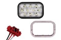 Maxxima 4" Rectangle LED Reverse Light w/ Flange Additional view
