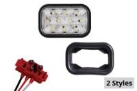 Maxxima 4" Rectangle LED Reverse Light w/ Flange