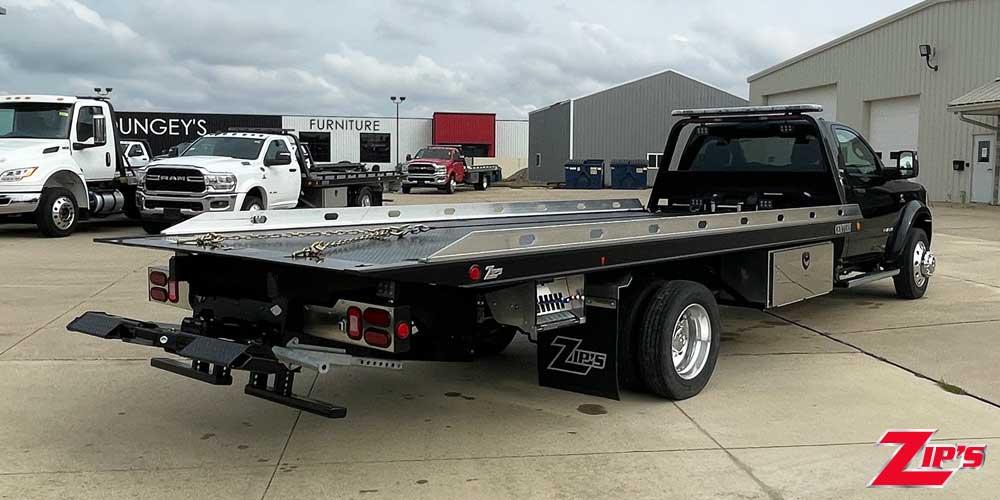 2024 Century 19' 6" Steel 10 Series Car Carrier, Dodge Ram 5500HD, 20425 Perspective View