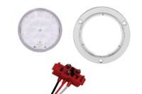 Maxxima 4" Round LED Reverse Light with Flange and Pigtail