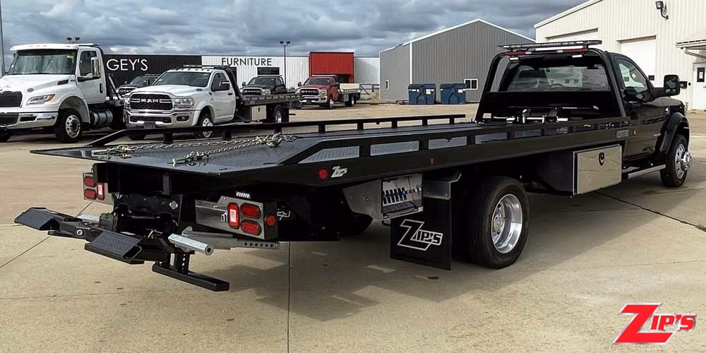 2024 Century 19' 6" Steel 10 Series Car Carrier, Dodge Ram 5500HD, 22093 Perspective View