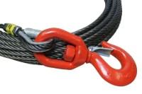 All-Grip Fiber Core Winch Cable with Swivel Hook Additional view