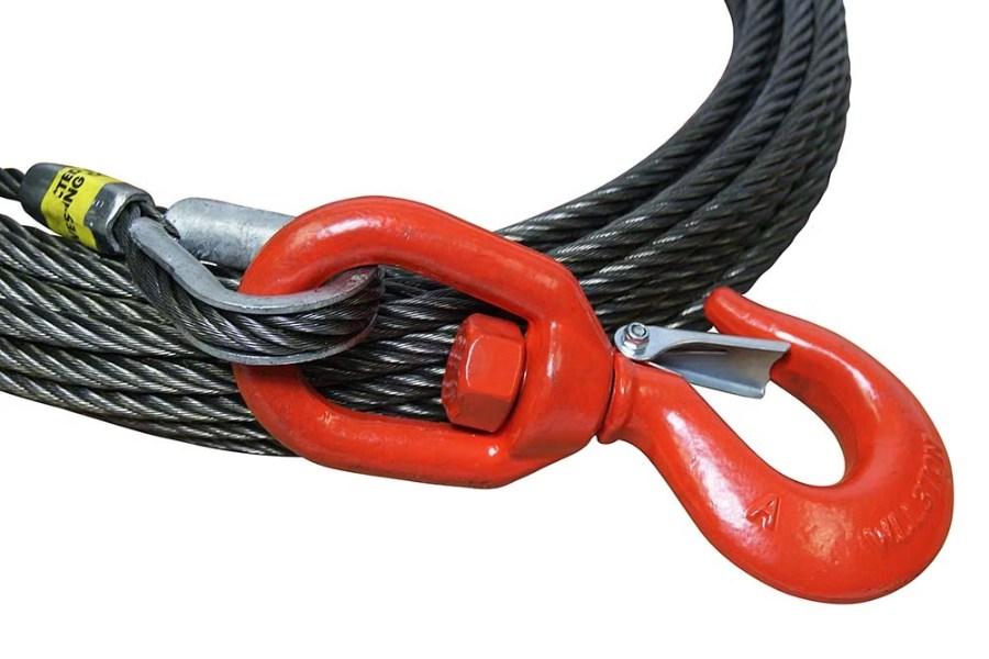 All-Grip Fiber Core Winch Cable with Swivel Hook Additional view