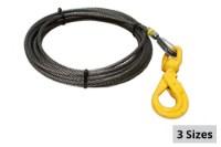 All-Grip SuperFlex Winch Cable with Self-Locking Swivel Hook
