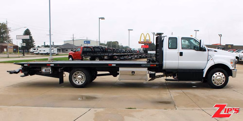 2021 Century 21' Steel 12 Series LCG™ Car Carrier, Ford F750SDEC, 23411 Perspective View