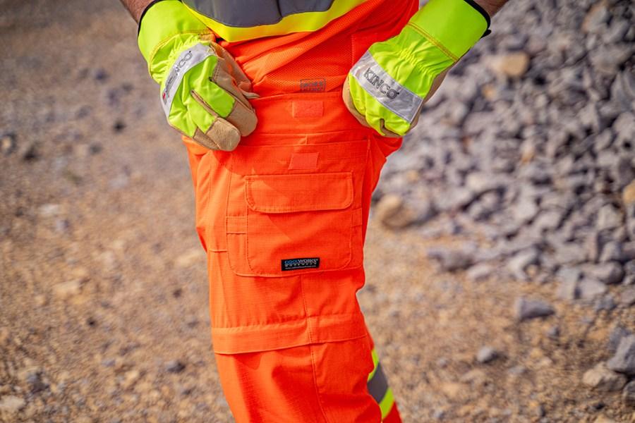 Coolworks Hi-Vis Orange Ventilated Pants Additional view