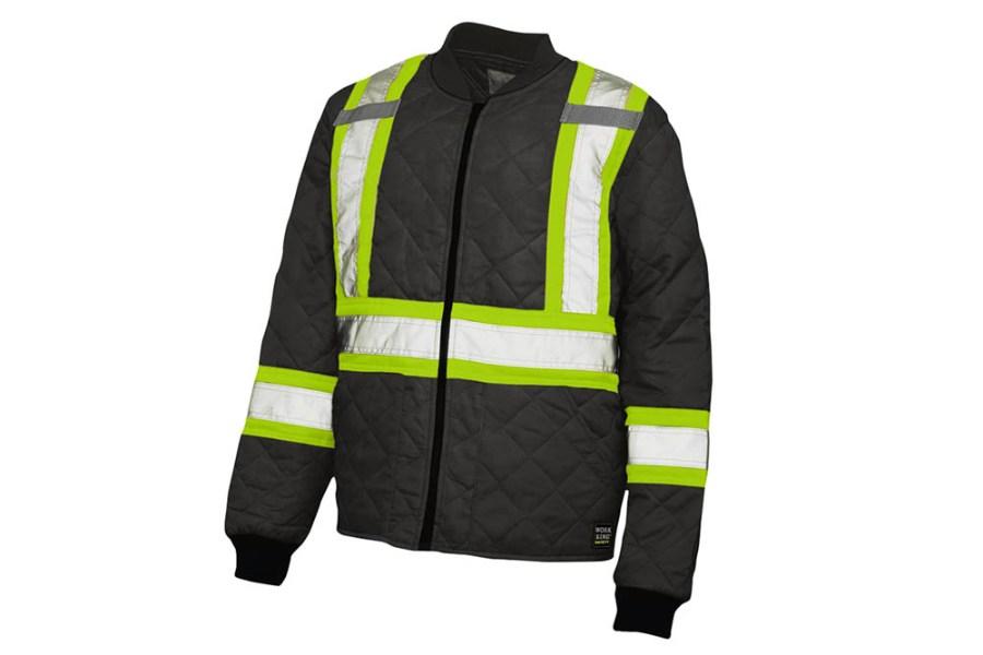 Tough Duck Safety Single Arm Band Quilted Jacket Additional Angle